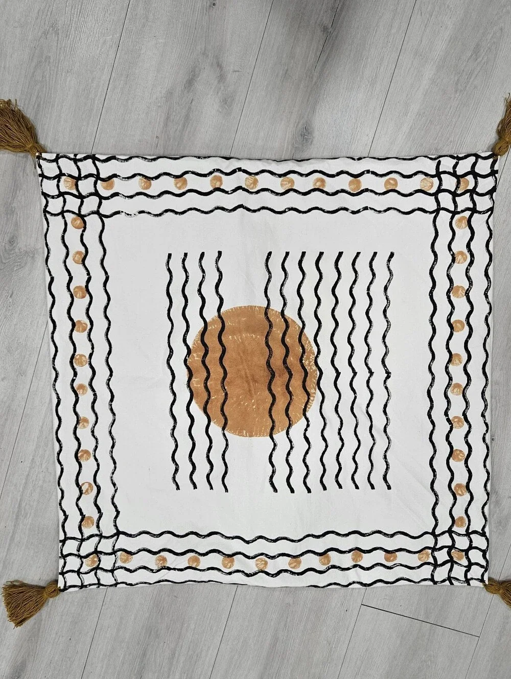 CQC LA Ascension Moon Lunar Pillow Shams Fringe 26